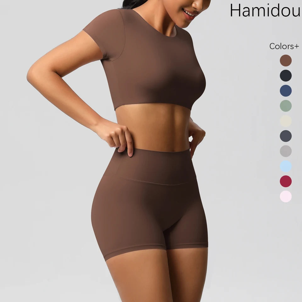Workout Sportswear 2Pcs Piece Female Women Active Wear Sports Tank Top Women Gym Workout Leggins Booty Bum Leggins